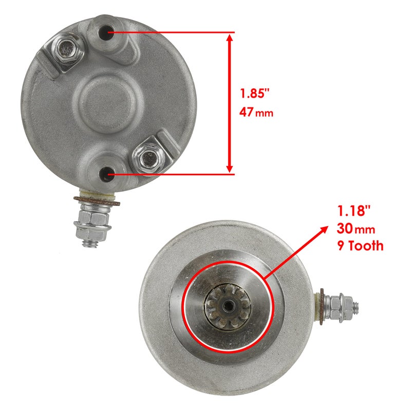Caltric Starter Compatible With Yamaha 225 Moto-4 Moto4 Yfm225 246Cc 1986 1987 1988 1989 1990 1991 - Image 2